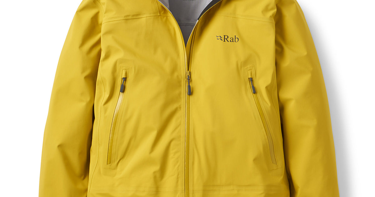 Rab Men's Firewall Light Waterproof Jacket - Yellow | Tiso