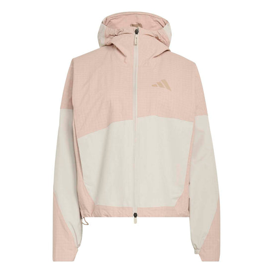 Women's Xploric 2L Rain Jacket - Beige / Pink