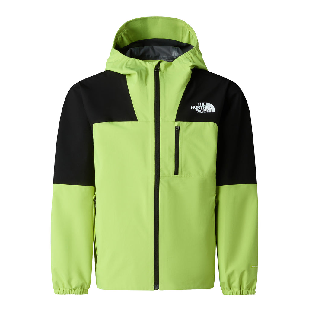 Teens' Hike Packable Waterproof Shell Jacket - Yellow / Black