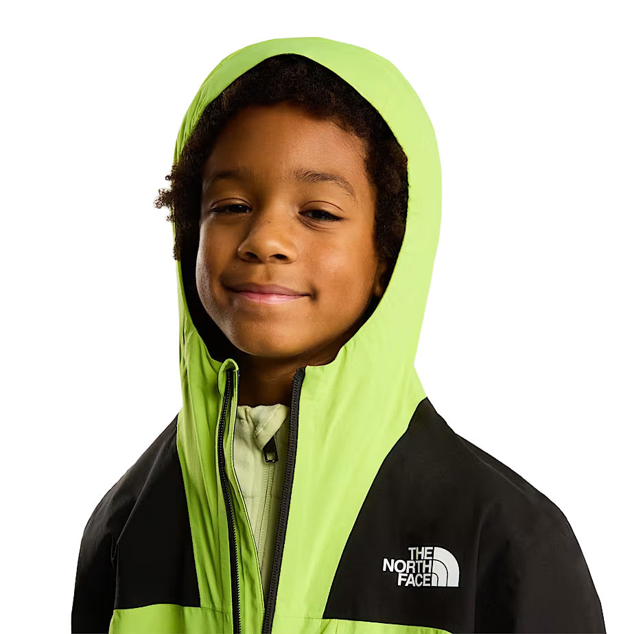 Teens' Hike Packable Waterproof Shell Jacket - Yellow / Black