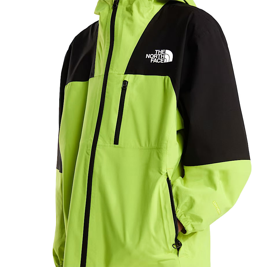 Teens' Hike Packable Waterproof Shell Jacket - Yellow / Black