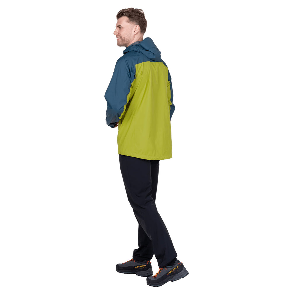 Men's Raintower Jacket - Blue / Green