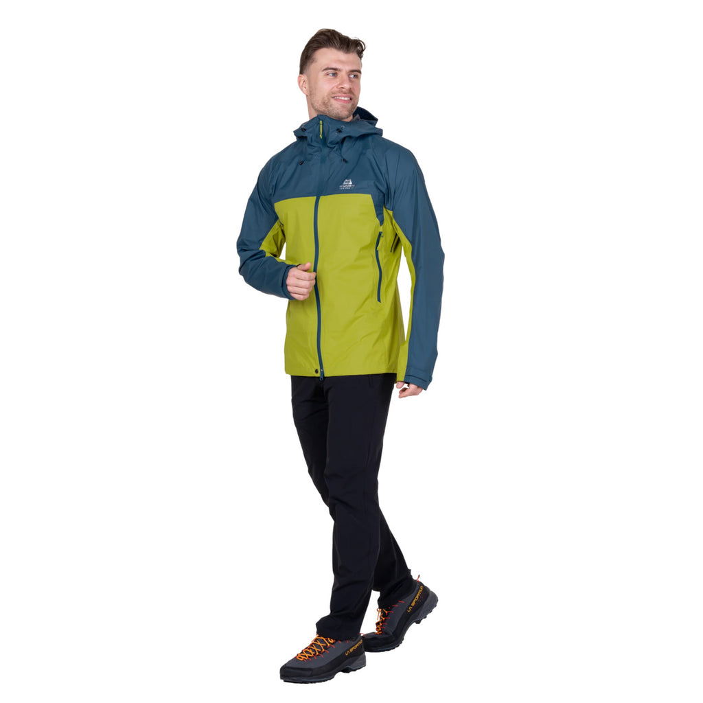 Men's Raintower Jacket - Blue / Green