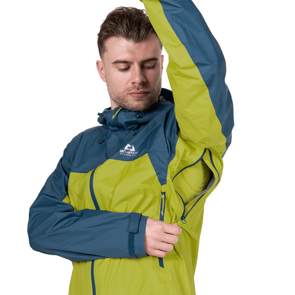 Men's Raintower Jacket - Blue / Green