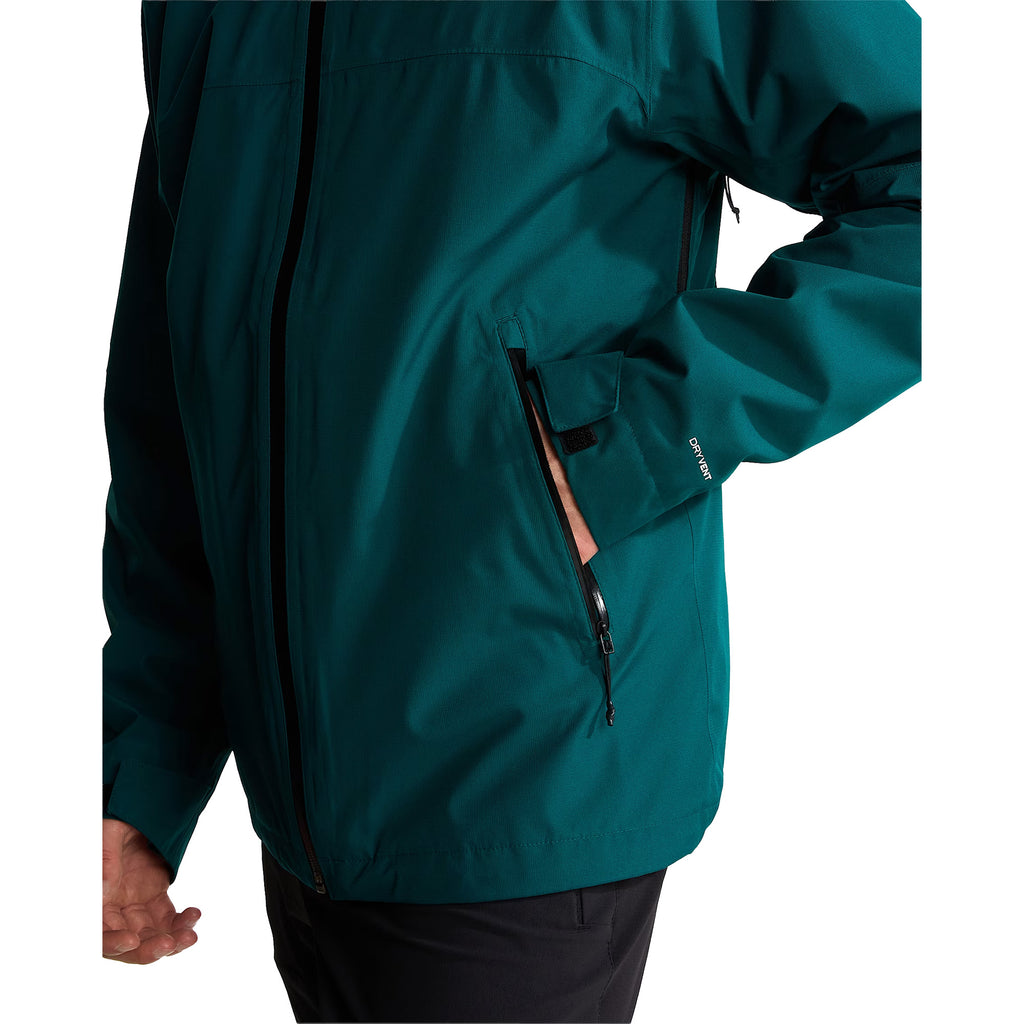 Men's DryVent™ Zip-In Waterproof Jacket - Teal
