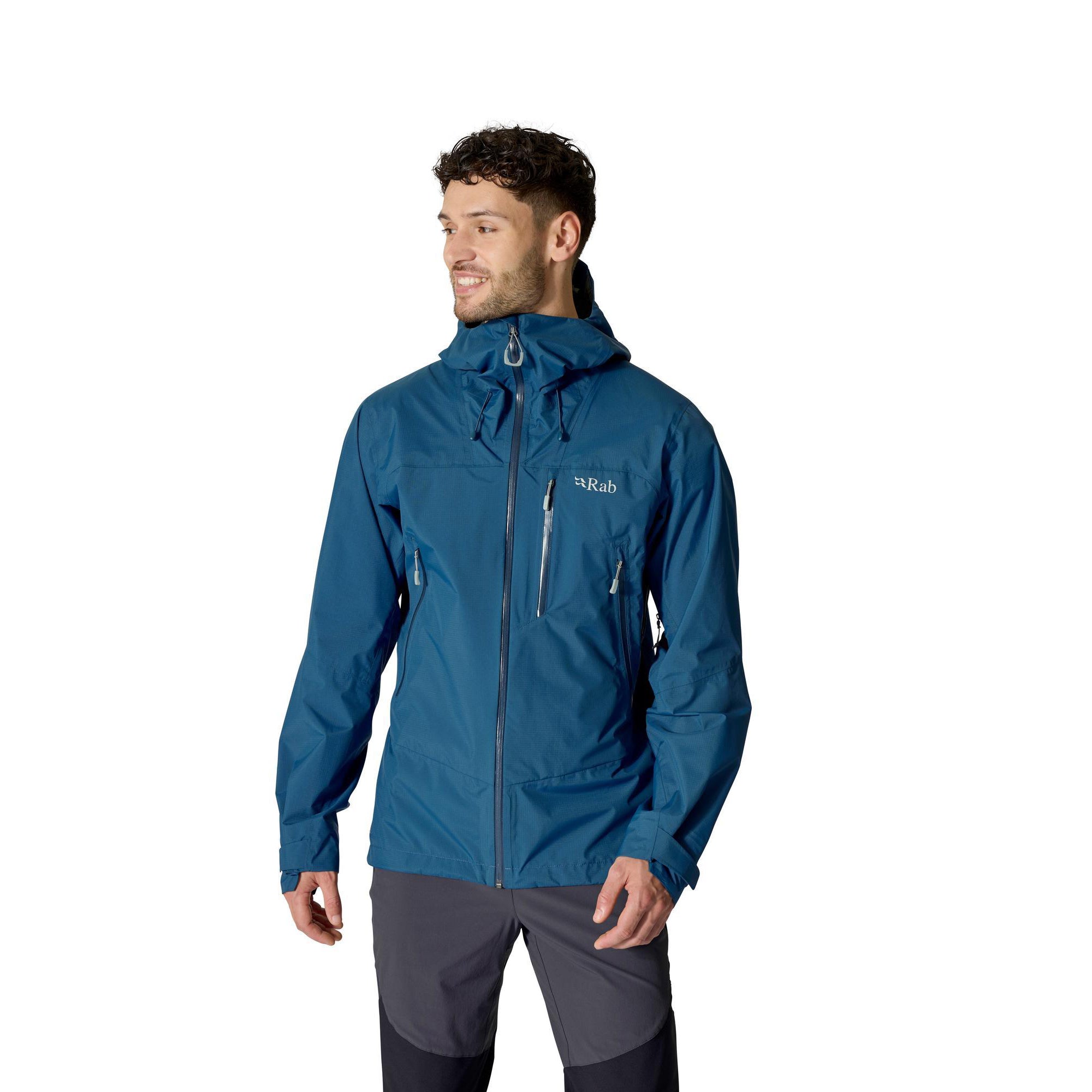 Men's Downpour Mountain Jacket - Blue