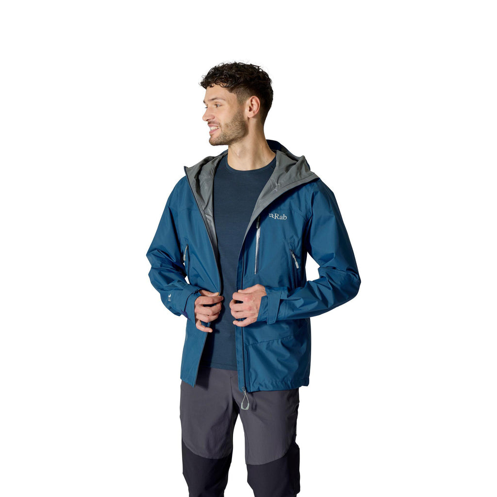 Men's Downpour Mountain Jacket - Blue