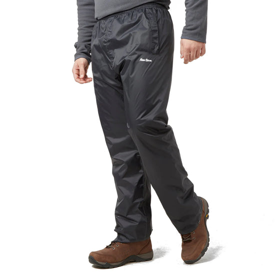 Men's Packable Waterproof Pants - Black