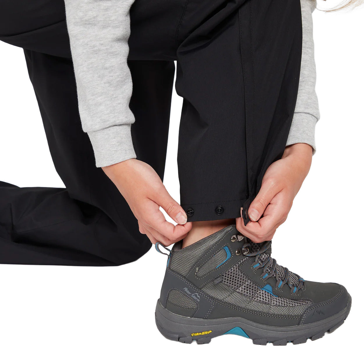 Kids' Drift Waterproof Over Trousers - Black