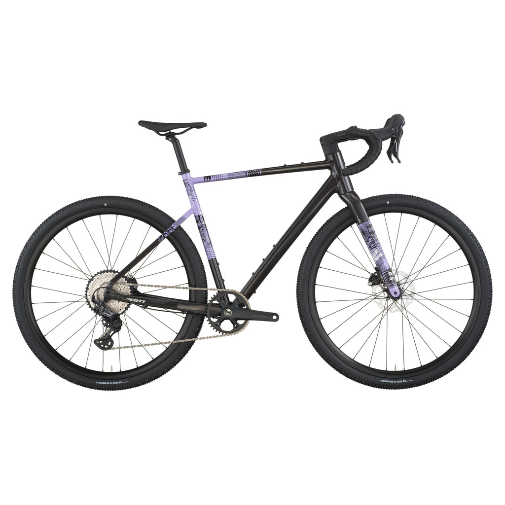Speedster Gravel 10 Gravel Bike - Black / Purple