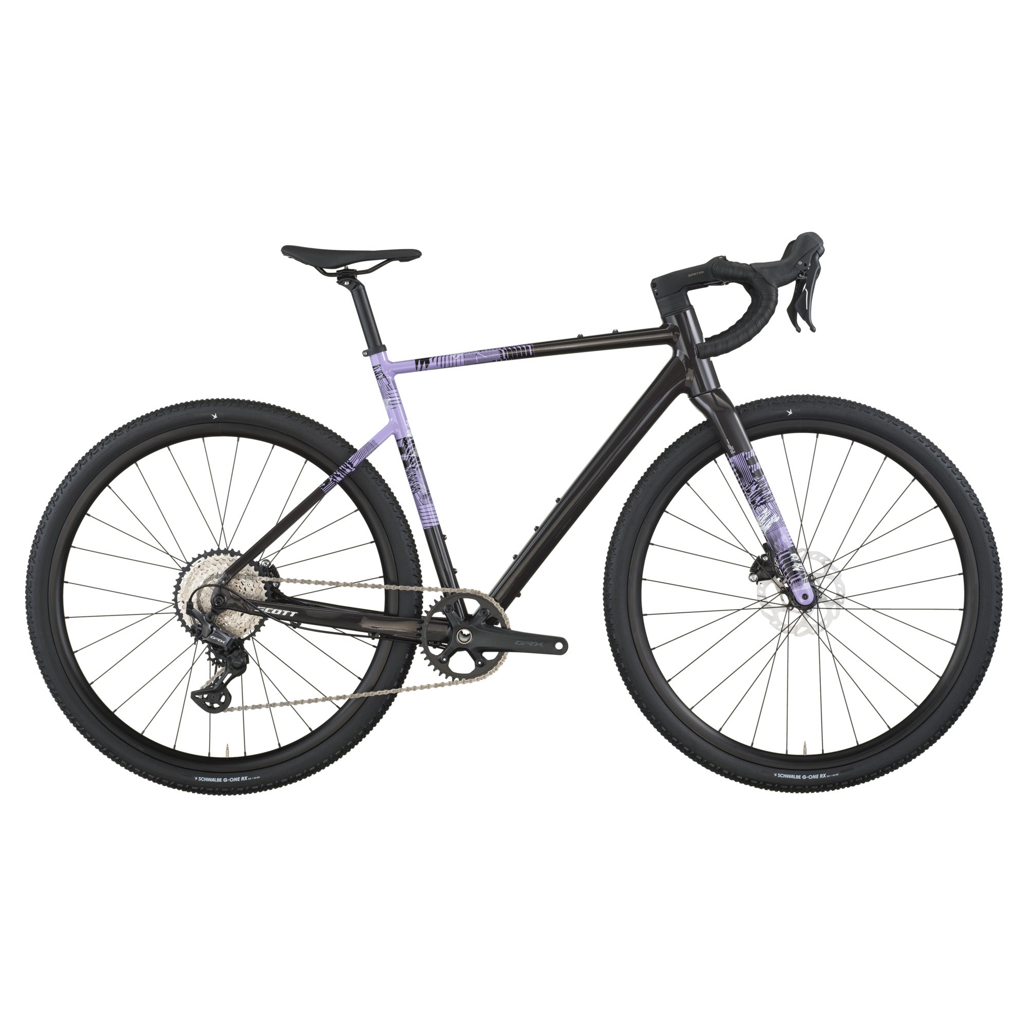 Speedster Gravel 10 Gravel Bike - Black / Purple