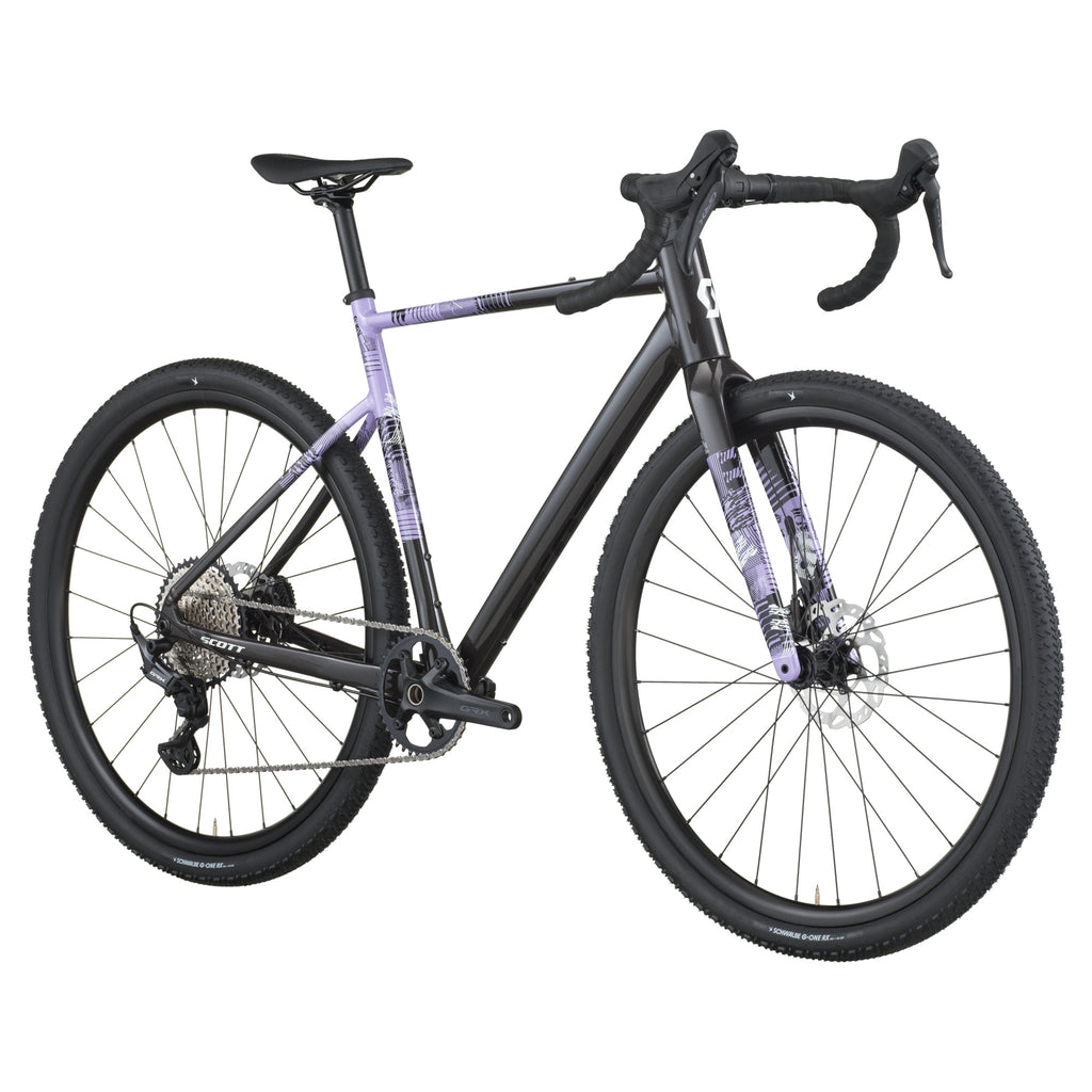 Speedster Gravel 10 Gravel Bike - Black / Purple