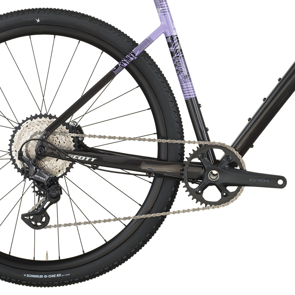 Speedster Gravel 10 Gravel Bike - Black / Purple