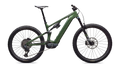 Green Specialized mountain bike on a white background