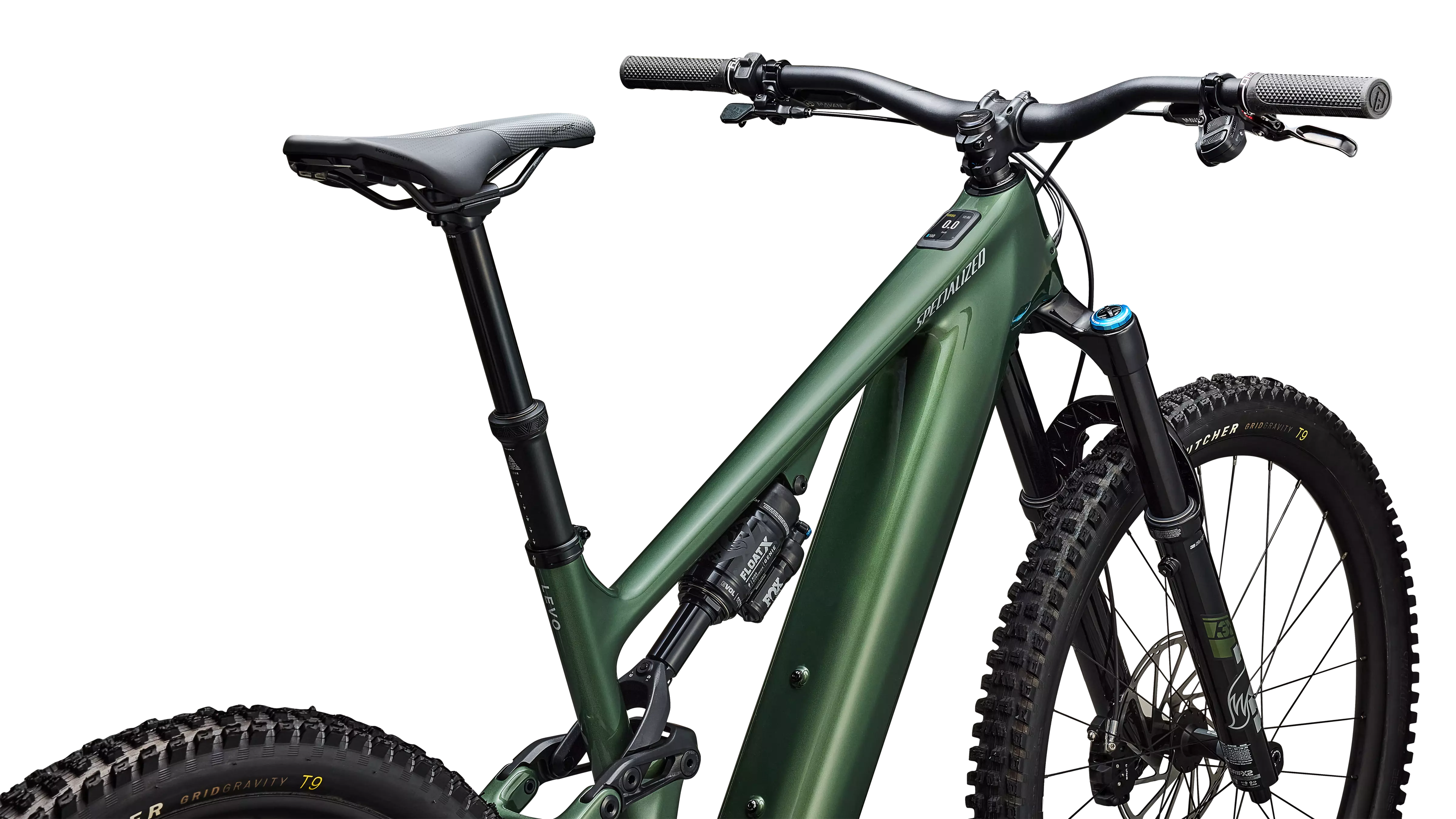 Turbo Levo 4 Expert Carbon Mountain E-Bike - Green