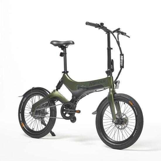 MiRiDER 20" Compact Folding E-Bike - Green