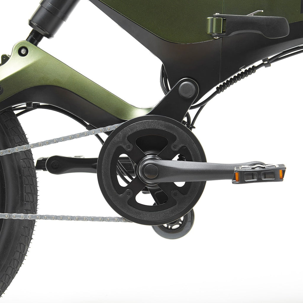 MiRiDER 20" Compact Folding E-Bike - Green