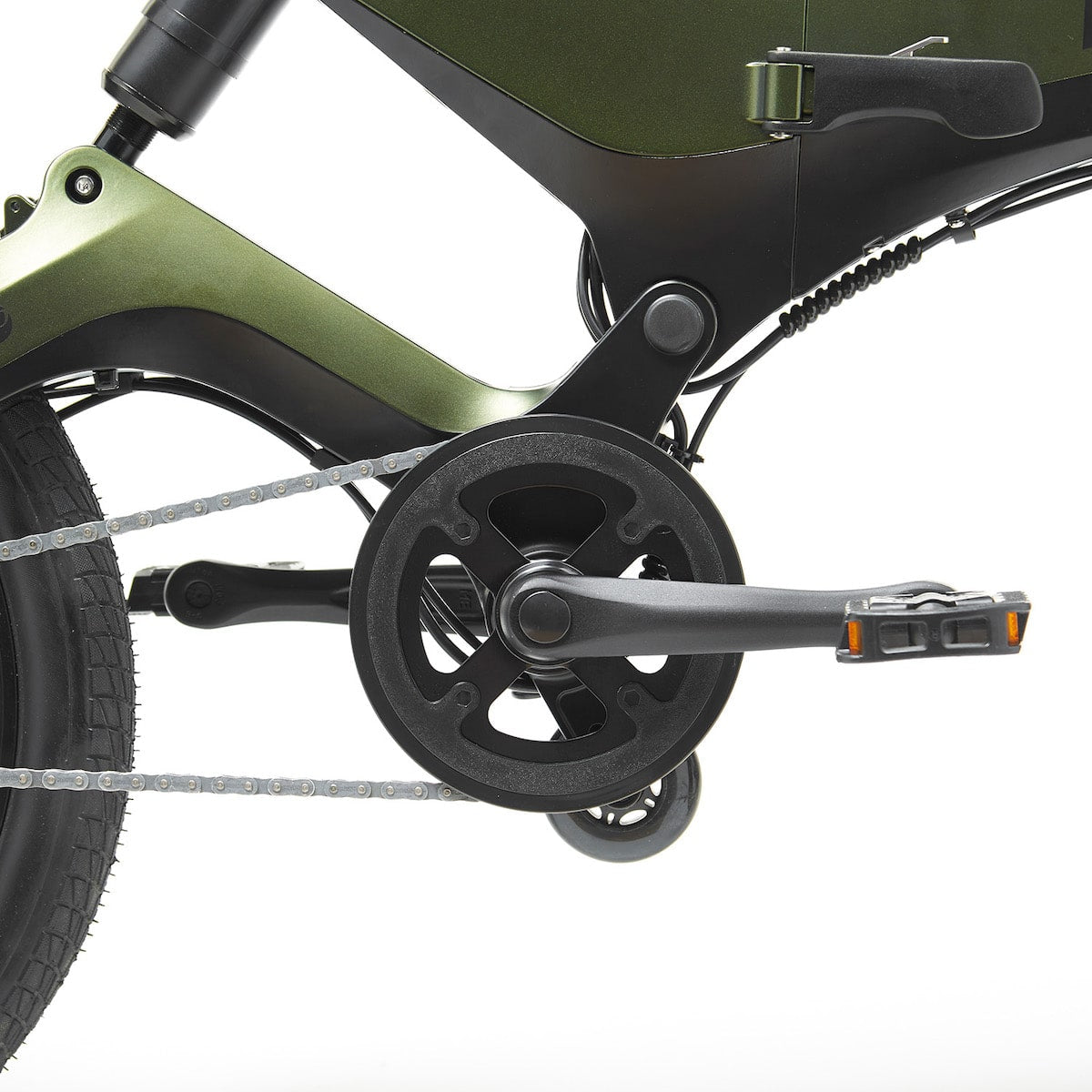 MiRiDER 20" Compact Folding E-Bike - Green