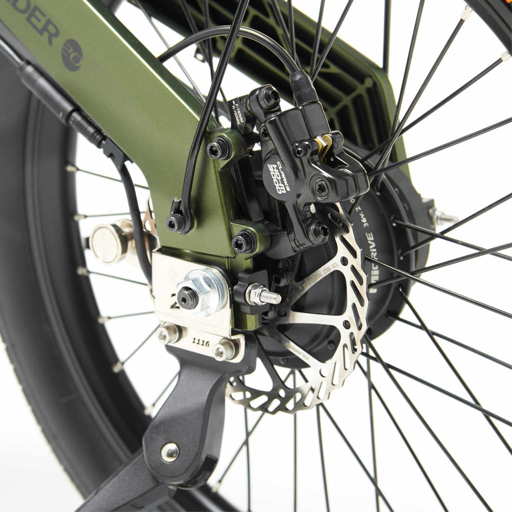 MiRiDER 20" Compact Folding E-Bike - Green