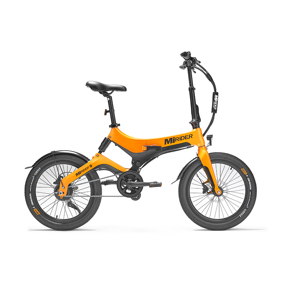MiRiDER 20" Compact Folding E-Bike - Orange