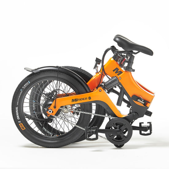 MiRiDER 20" Compact Folding E-Bike - Orange