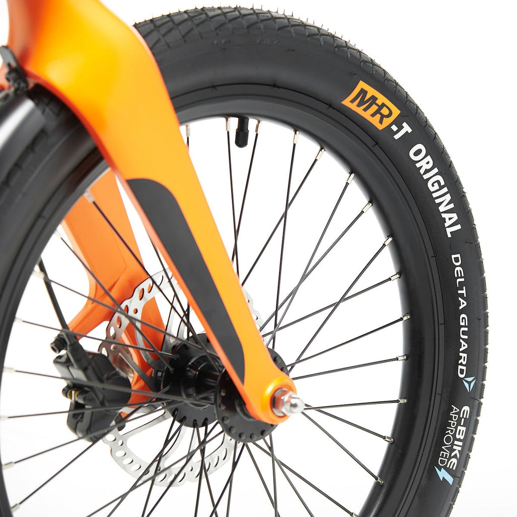 MiRiDER 20" Compact Folding E-Bike - Orange
