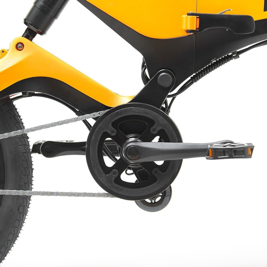 MiRiDER 20" Compact Folding E-Bike - Orange