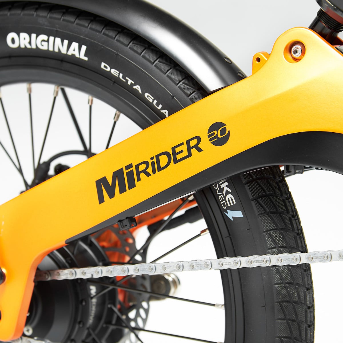 MiRiDER 20" Compact Folding E-Bike - Orange