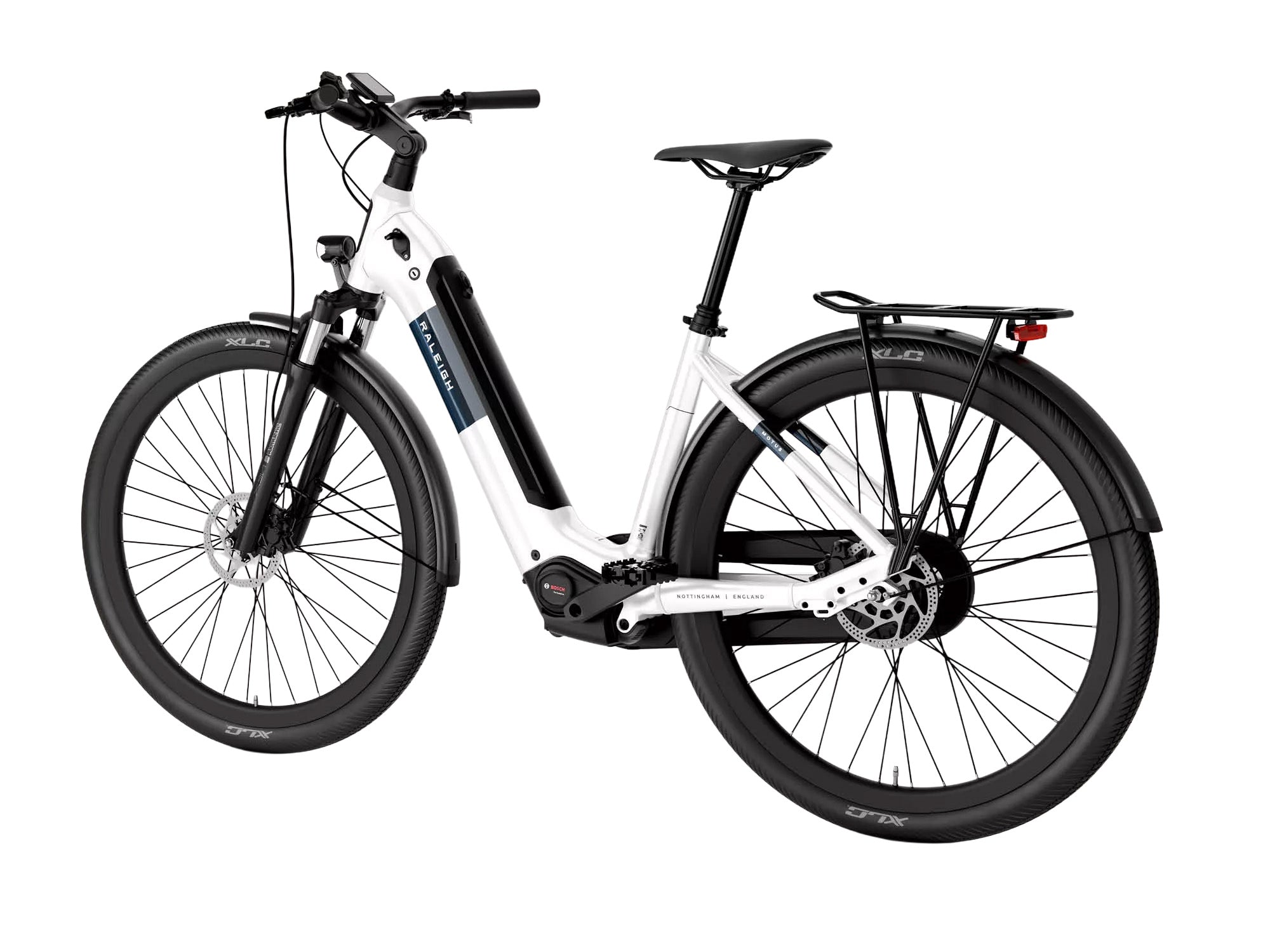 Motus Low Step Hub Gear Hybrid E-Bike - White