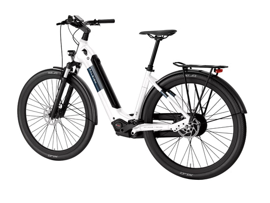 Motus Low Step Hub Gear Hybrid E-Bike - White