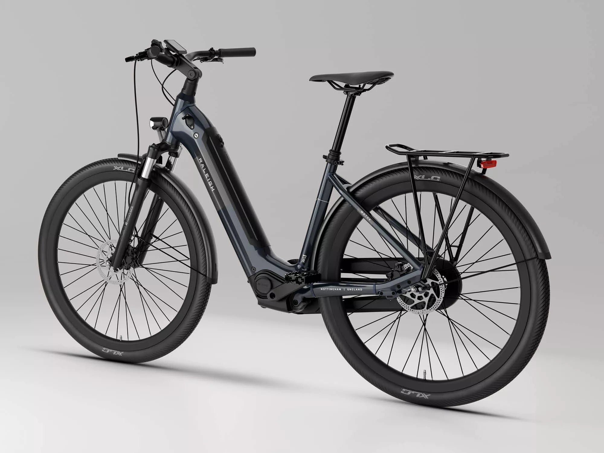 Motus Low Step Hub Gear Hybrid E-Bike - Blue