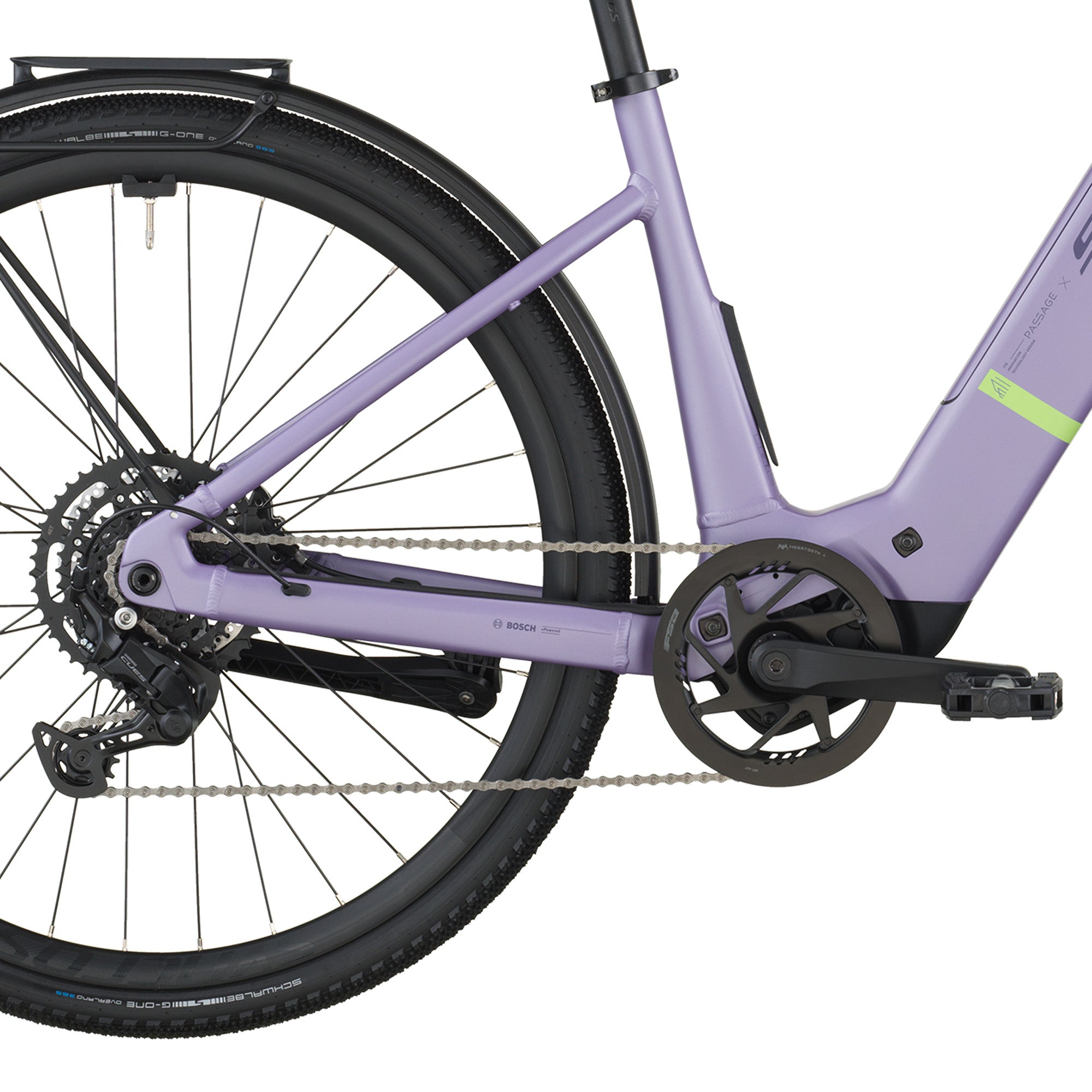 Passage 20 Wave Hybrid E-Bike - Purple