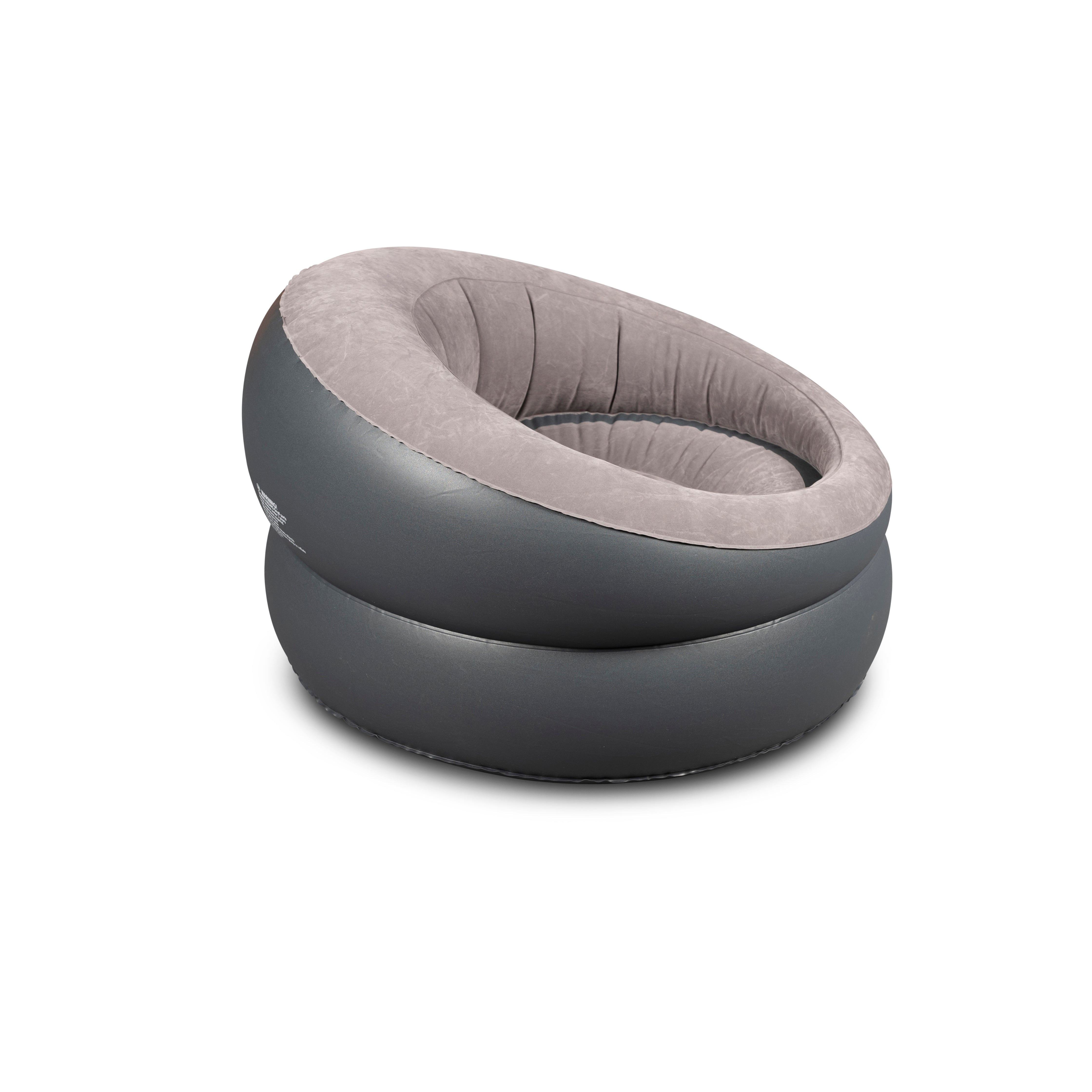 Inflatable Donut Chair - Grey