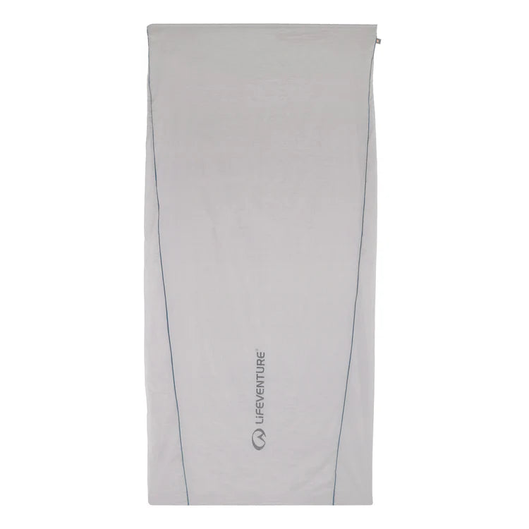 Cotton Rectangular Sleeping Bag Liner - Grey