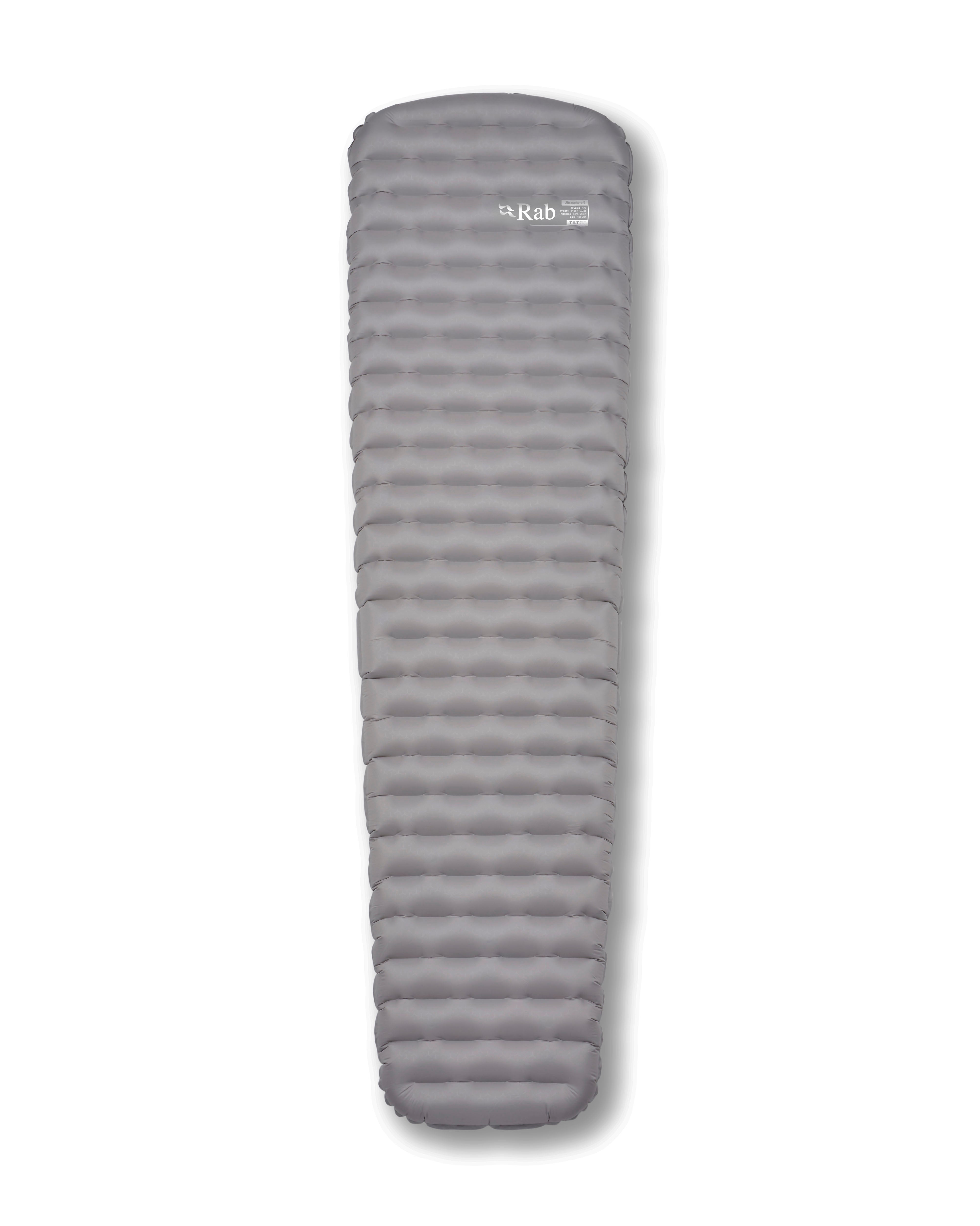 【美品】Rab Ultrasphere 4.5 Rab Ultrasphere 5 Regular Wide Sleeping Mat - Grey | Tiso