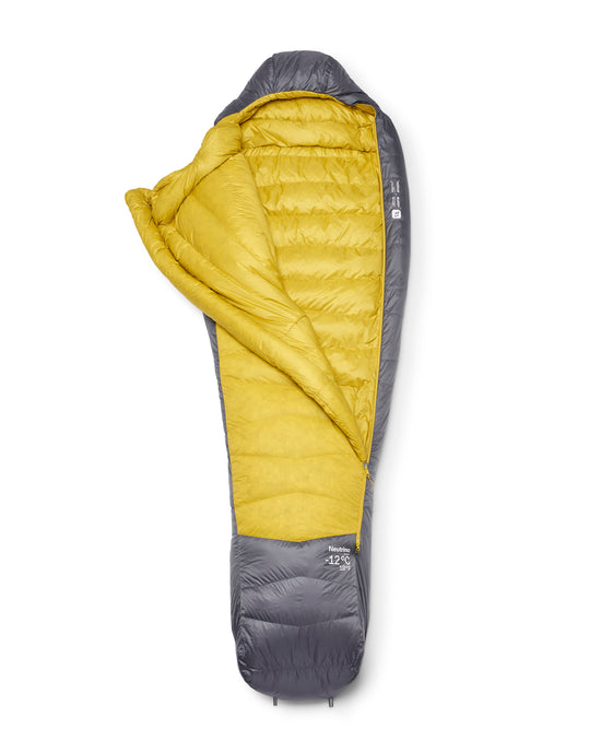 Neutrino -12°C Down Sleeping Bag - Yellow / Grey