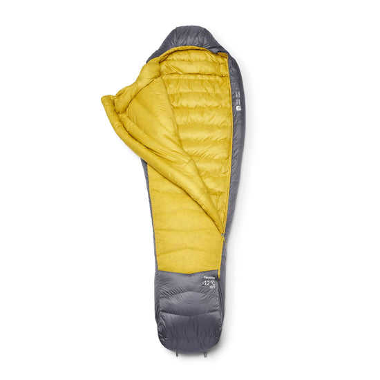 Neutrino -12°C Down Sleeping Bag - Yellow / Grey