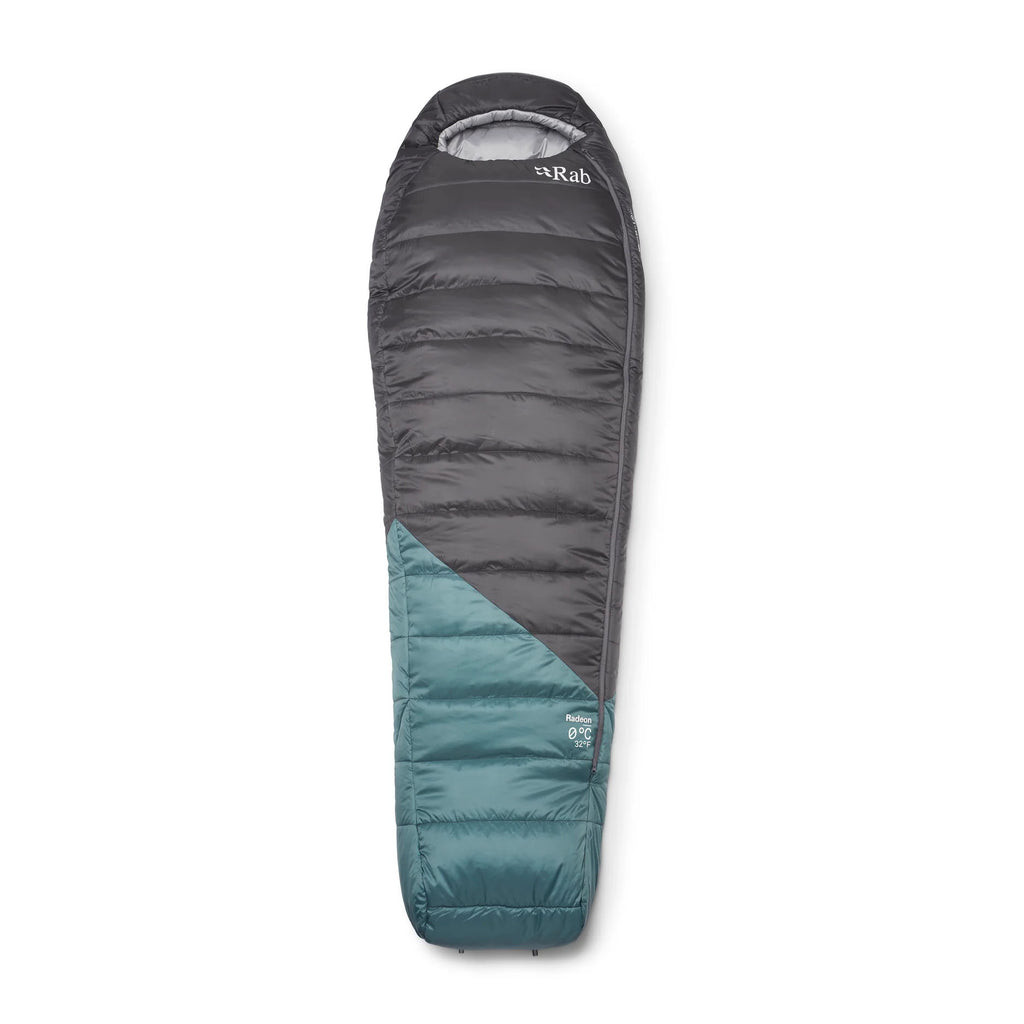 Radeon 0°C Sleeping Bag - Grey/Green
