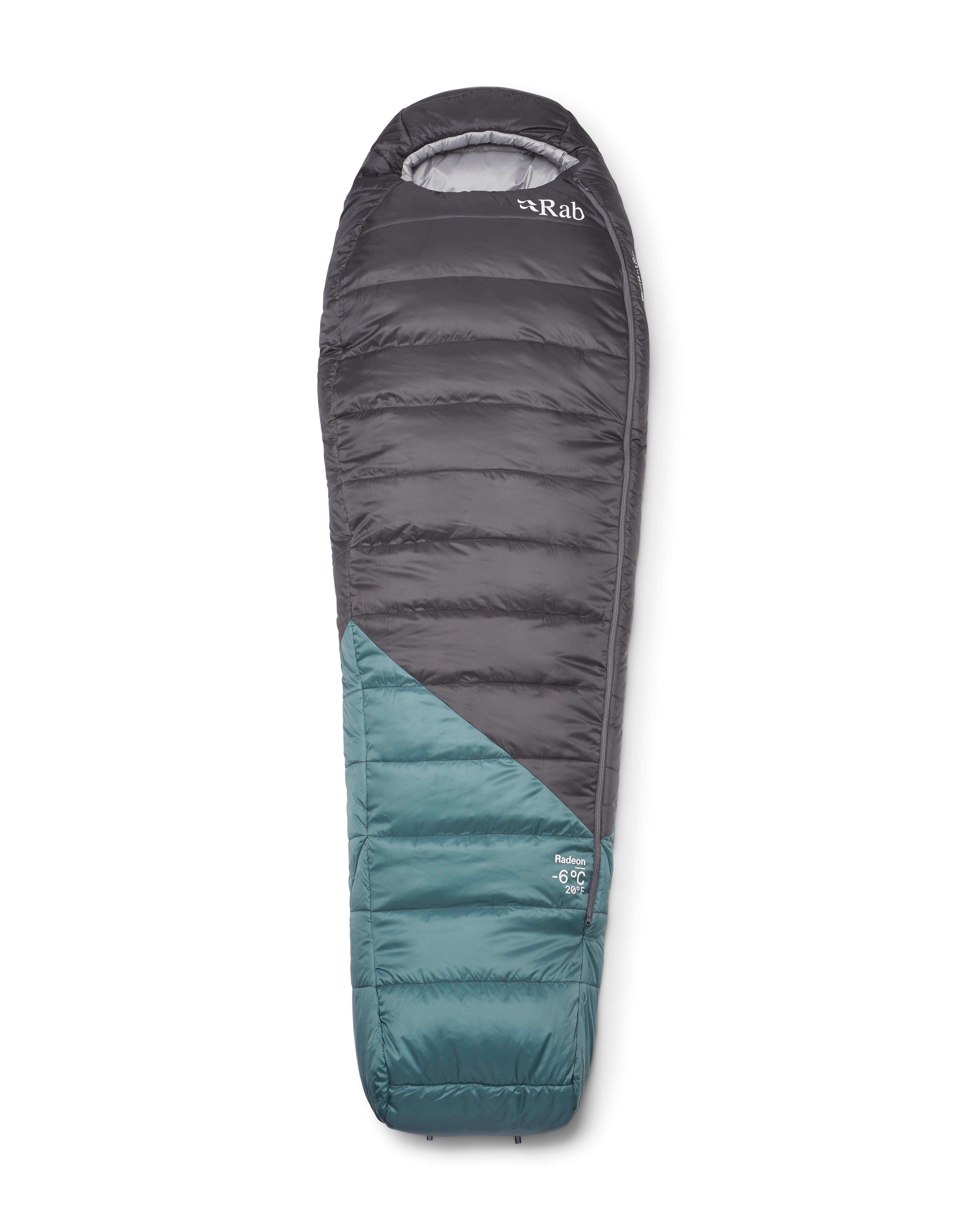 Radeon -6°C Sleeping Bag - Grey/Green