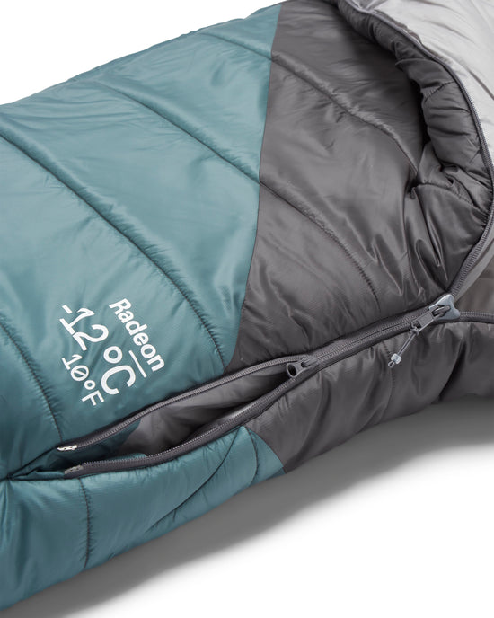 Radeon -12°C Sleeping Bag - Green / Grey