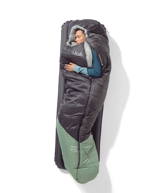 Women's Radeon -6°C Sleeping Bag - Grey/Green