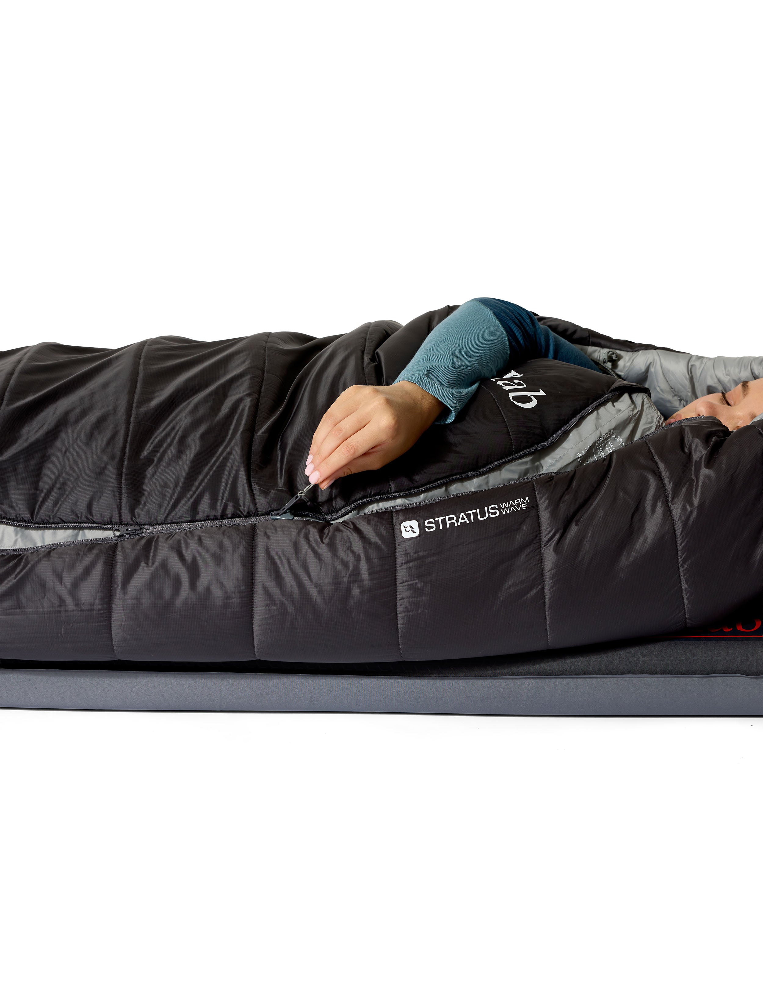 Women's Radeon -12°C Sleeping Bag - Green / Grey
