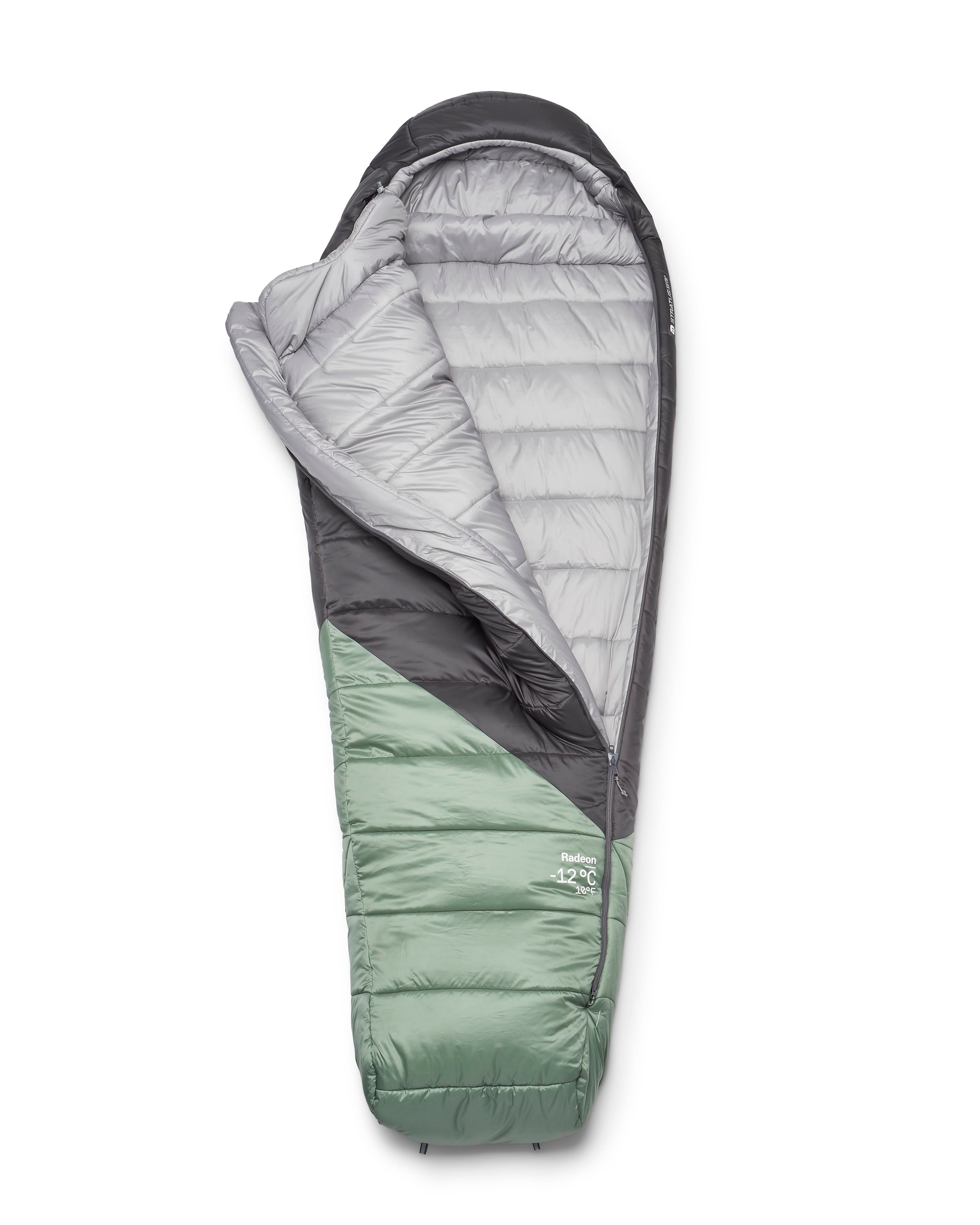 Women's Radeon -12°C Sleeping Bag - Green / Grey