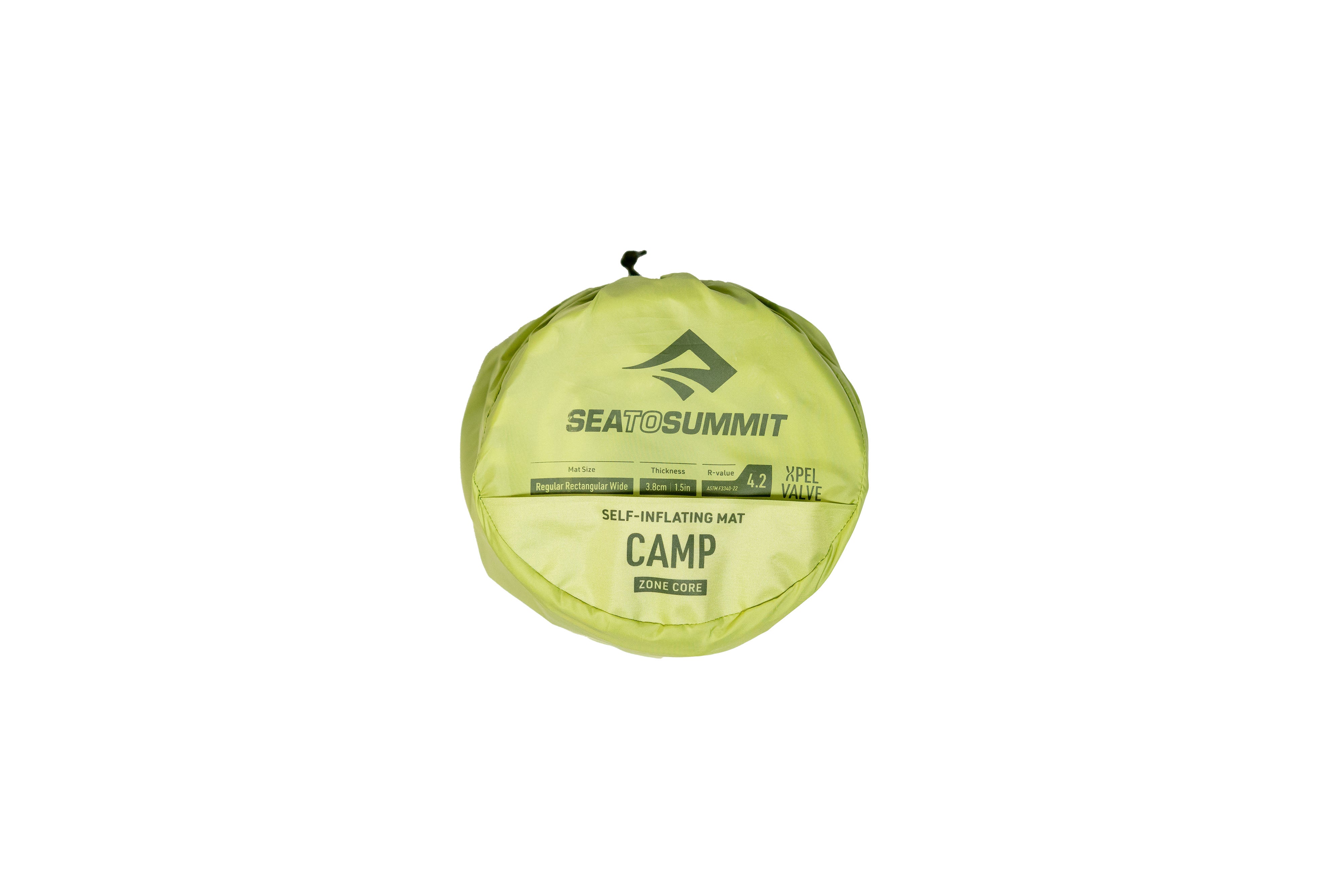 Self Inflating Camp Sleeping Mat Wide - Green