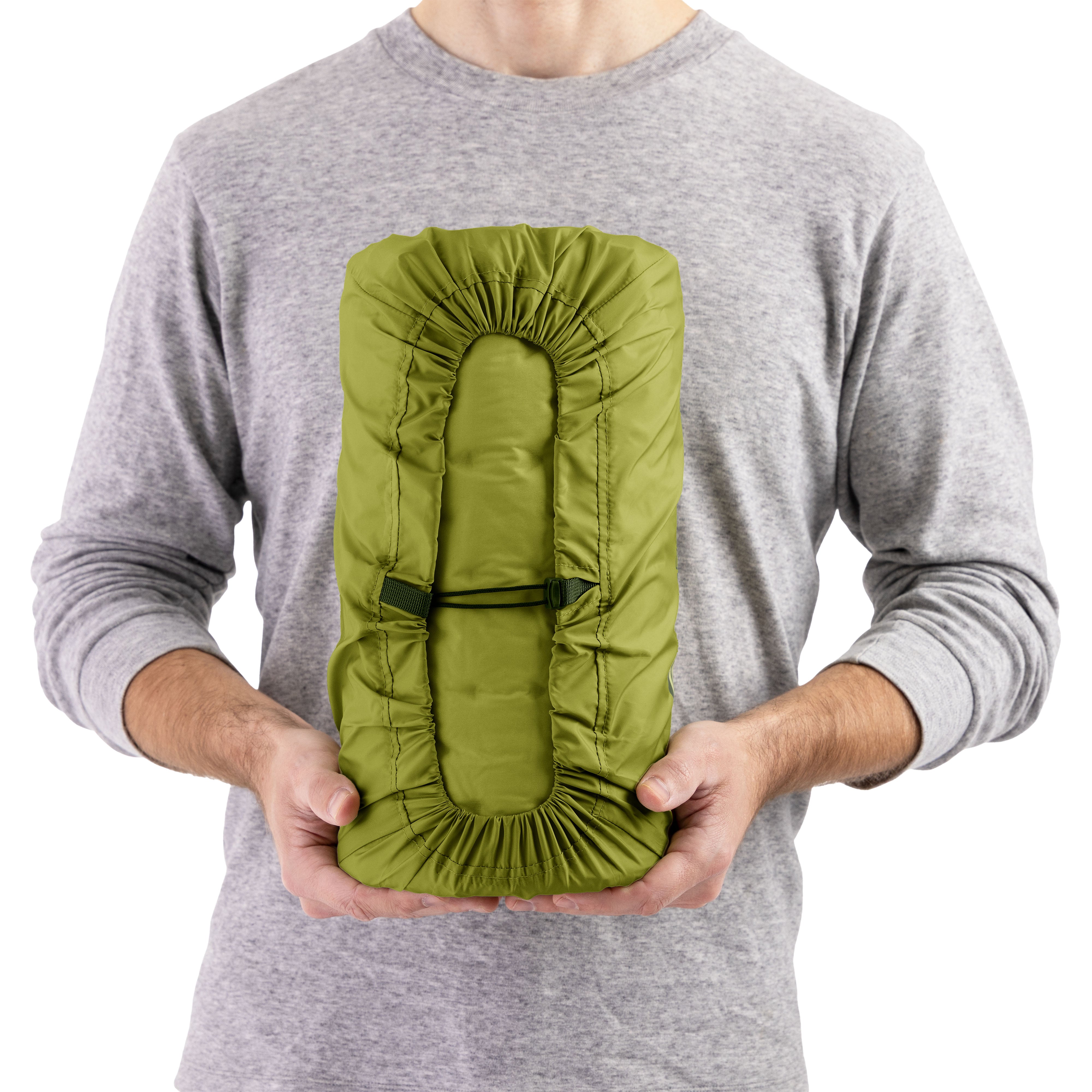 Self Inflating Camp Sleeping Mat Wide - Green