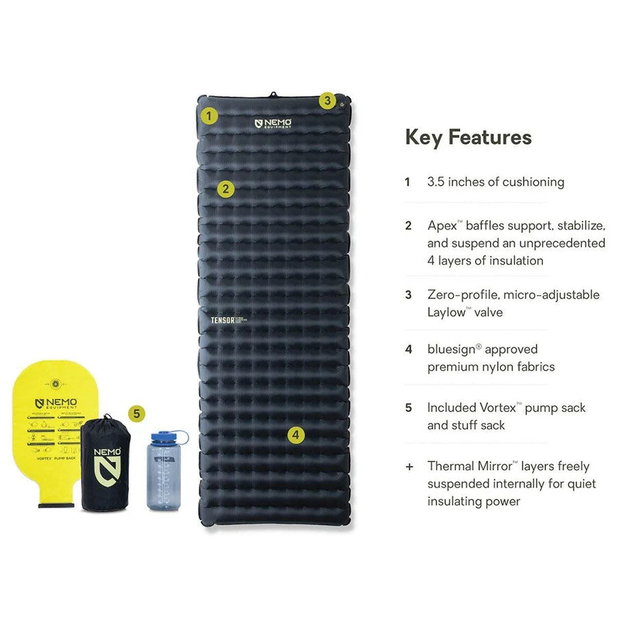 Tensor Extreme Ultralight Regular Sleeping Mat - Black