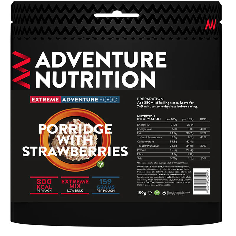 Porridge With Strawberries