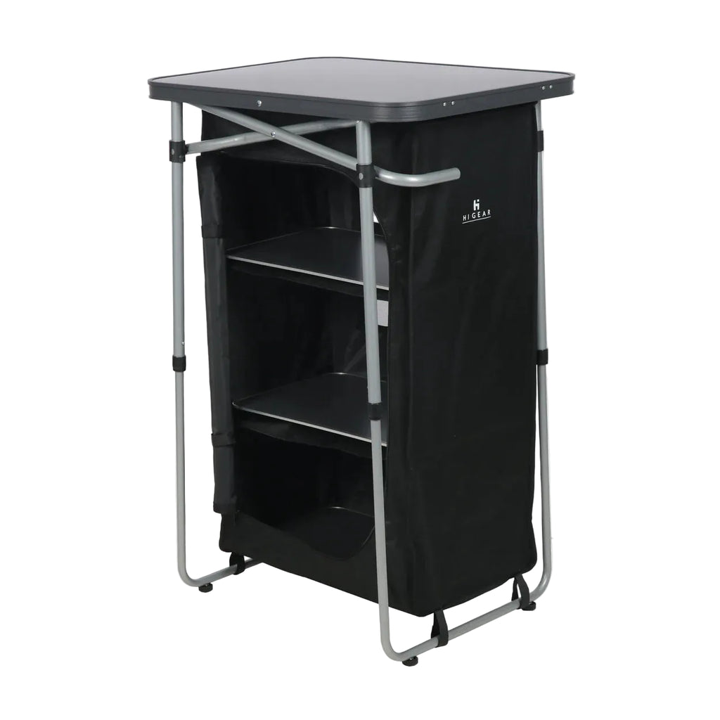 4 Shelf Cupboard - Black