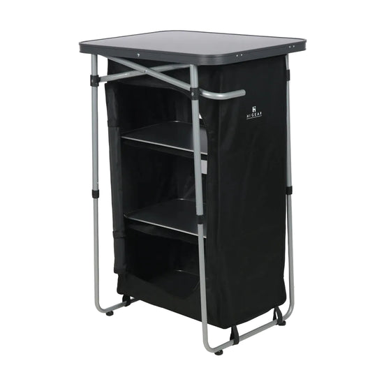 4 Shelf Cupboard - Black