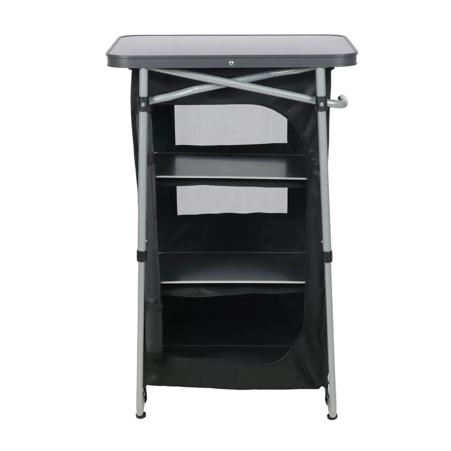 4 Shelf Cupboard - Black